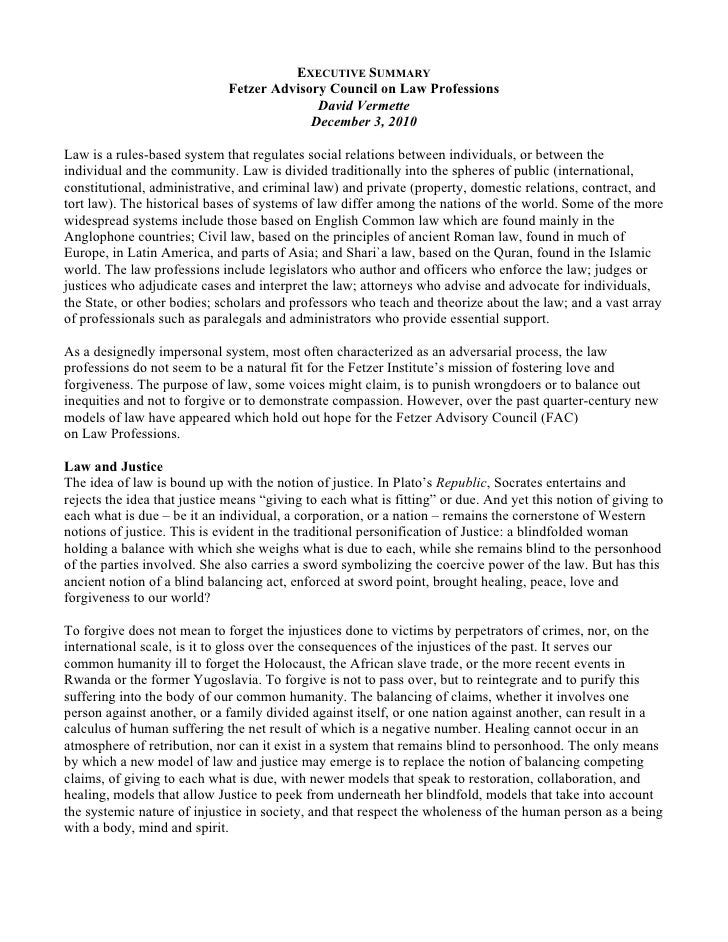 Restorative justice research paper